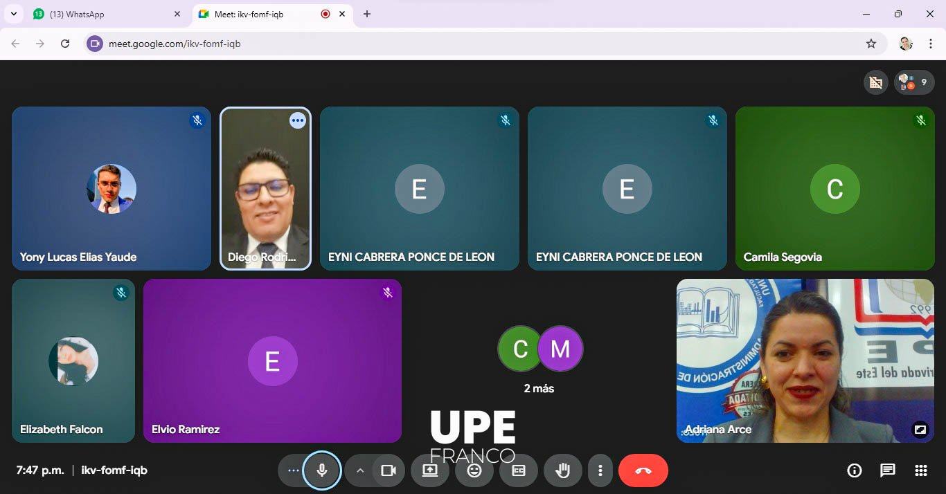 Clase Espejo Internacional: Universidad Privada del Este, sede Presidente Franco - Universidad Privada Franz Tamayo, Bolivia